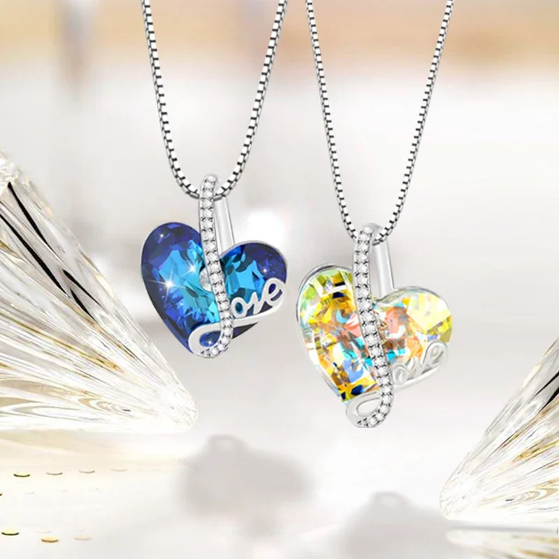 S925 Sterling Silver Love Zircon Necklace Shines Girls 2024 Spring New Exquisite Sweater Chain Ins Valentine Day Gift Accessory
S925 Sterling Silver Love Zircon Necklace Shines Girls 2024 Spring New Exquisite Sweater Chain Ins Valentine Day Gift Accessory