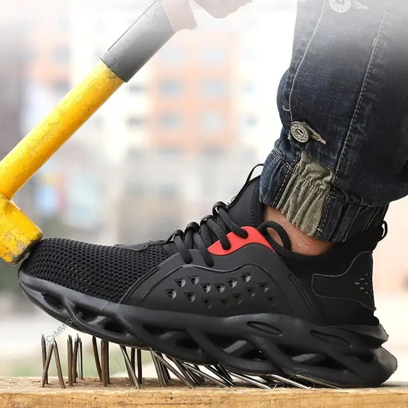 New Safety Shoes Indestructible Men Work Shoes Steel Toe Cap Puncture-Proof Breathable Comfortable Lightweight Protection Boots
New Safety Shoes Indestructible Men Work Shoes Steel Toe Cap Puncture-Proof Breathable Comfortable Lightweight Protection Boots