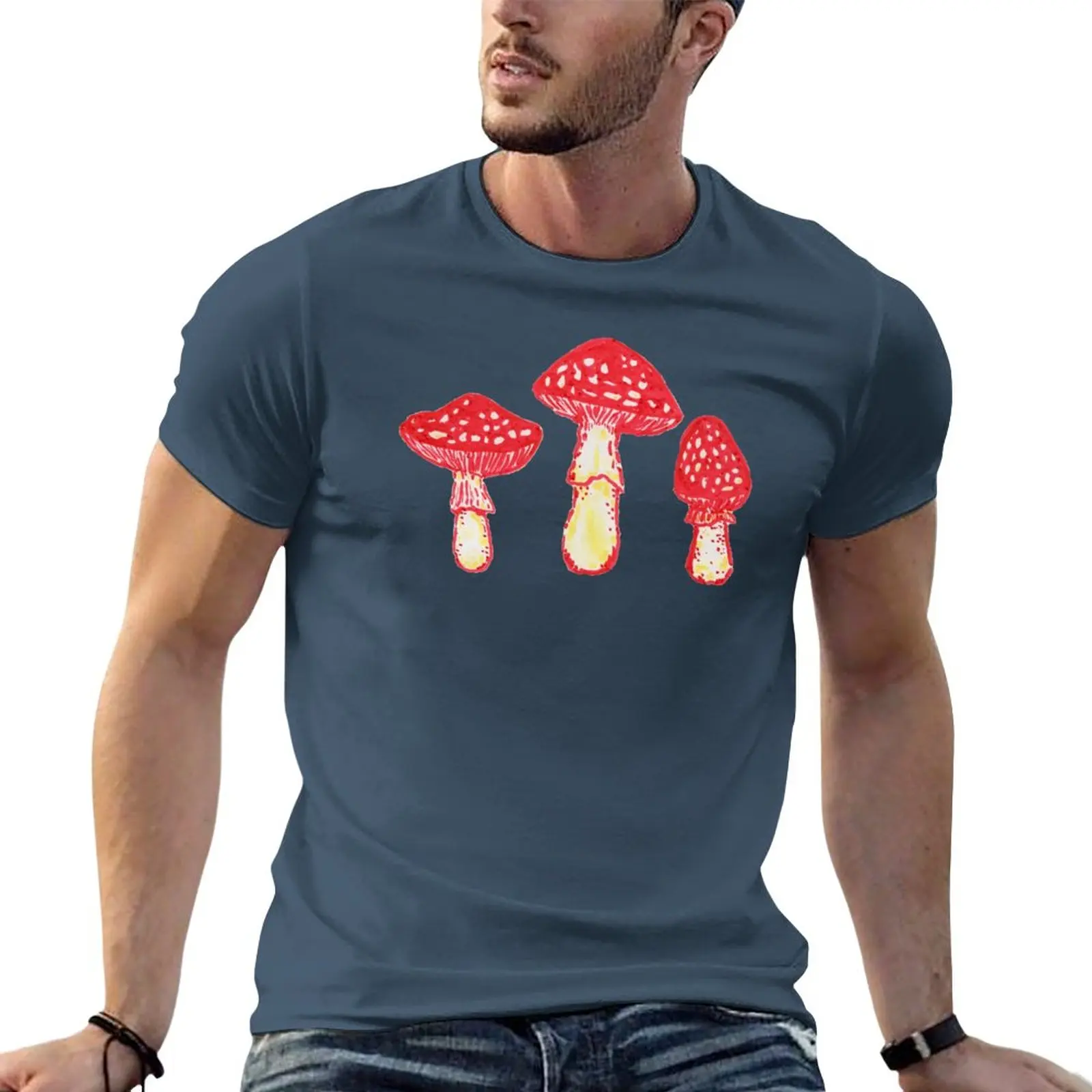 

Amanita Muscaria Trio T-Shirt vintage clothes vintage t shirt big and tall t shirts for men