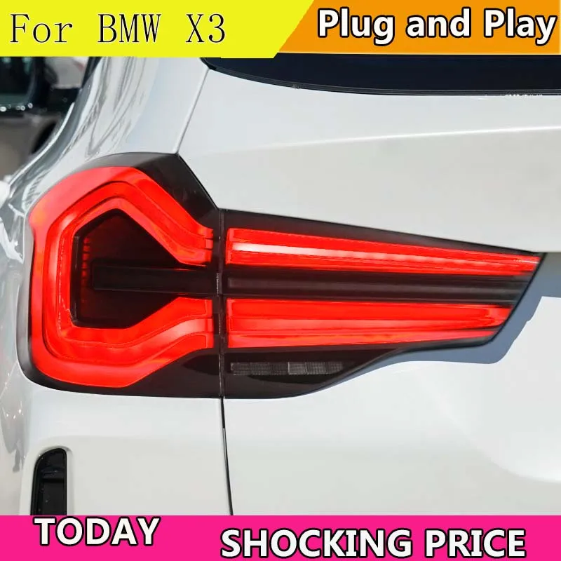 Car Styling for BMW X3 Tail Lights 2018-2022 IX3 G01 G08 LED Tail Lamp Rear Lamp Signal Reverse Auto Accessories
Car Styling for BMW X3 Tail Lights 2018-2022 IX3 G01 G08 LED Tail Lamp Rear Lamp Signal Reverse Auto Accessories