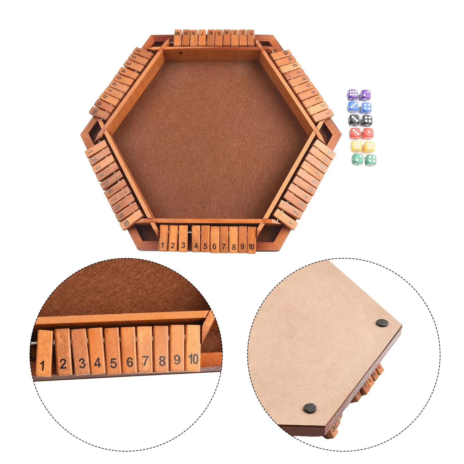 Dice Game Shut The Box Table Math Game Party With 16 Dice Classroom Family For Kids Adults High Quality Material
Dice Game Shut The Box Table Math Game Party With 16 Dice Classroom Family For Kids Adults High Quality Material