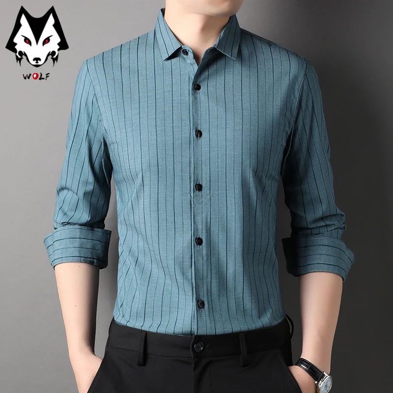 New Spring and Autumn Men's Business Solid Color Formal Long Sleeve Shirts Men's Sleeves Slim Fit Casual Shirts Hot Selling Spot
New Spring and Autumn Men's Business Solid Color Formal Long Sleeve Shirts Men's Sleeves Slim Fit Casual Shirts Hot Selling Spot