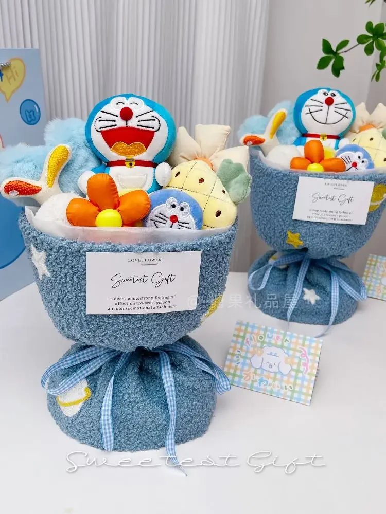 New Doraemon Birthday Gift Girl Doll Bouquet Doll Plush Cute Kawaii Girlfriend Practical High-end Best Gift for Children
New Doraemon Birthday Gift Girl Doll Bouquet Doll Plush Cute Kawaii Girlfriend Practical High-end Best Gift for Children