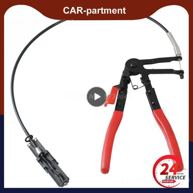 

Auto Vehicle Tools Cable Type Flexible Wire Long Reach Hose Tube Clamp Pliers For Car Repairs Hose Clamp Removal Hand Tools