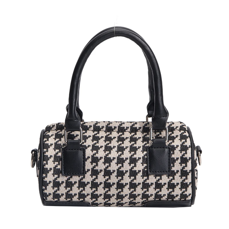 Women's Handbag Ladies Mini New Senior Vintage Houndstooth Pillow Bags Crossbody Cylinder Shoulder Tote Messenger Bag
Women's Handbag Ladies Mini New Senior Vintage Houndstooth Pillow Bags Crossbody Cylinder Shoulder Tote Messenger Bag