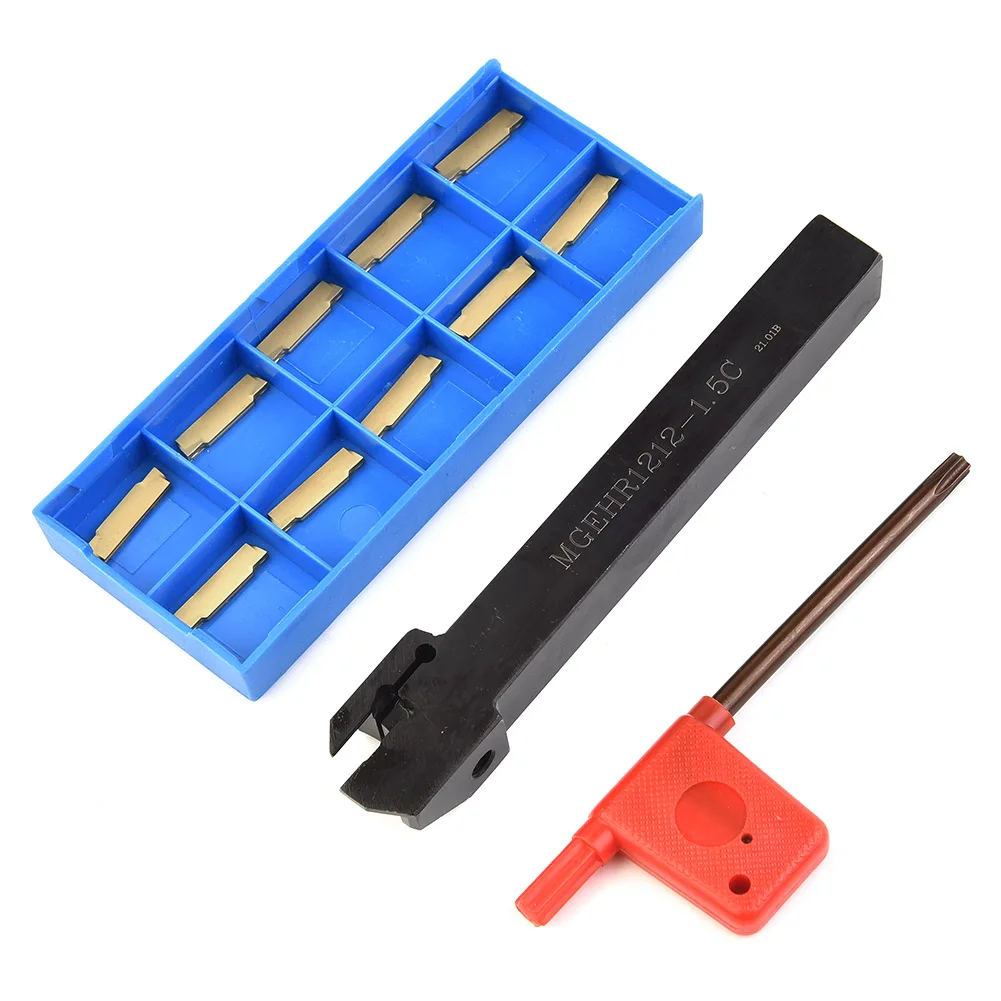 Insert Holder MGEHR1212-1.5 Carbide Insert Cutting Insert Grooving Insert Grooving Tool Holder High Grip Strength Lathe Tools
Insert Holder MGEHR1212-1.5 Carbide Insert Cutting Insert Grooving Insert Grooving Tool Holder High Grip Strength Lathe Tools