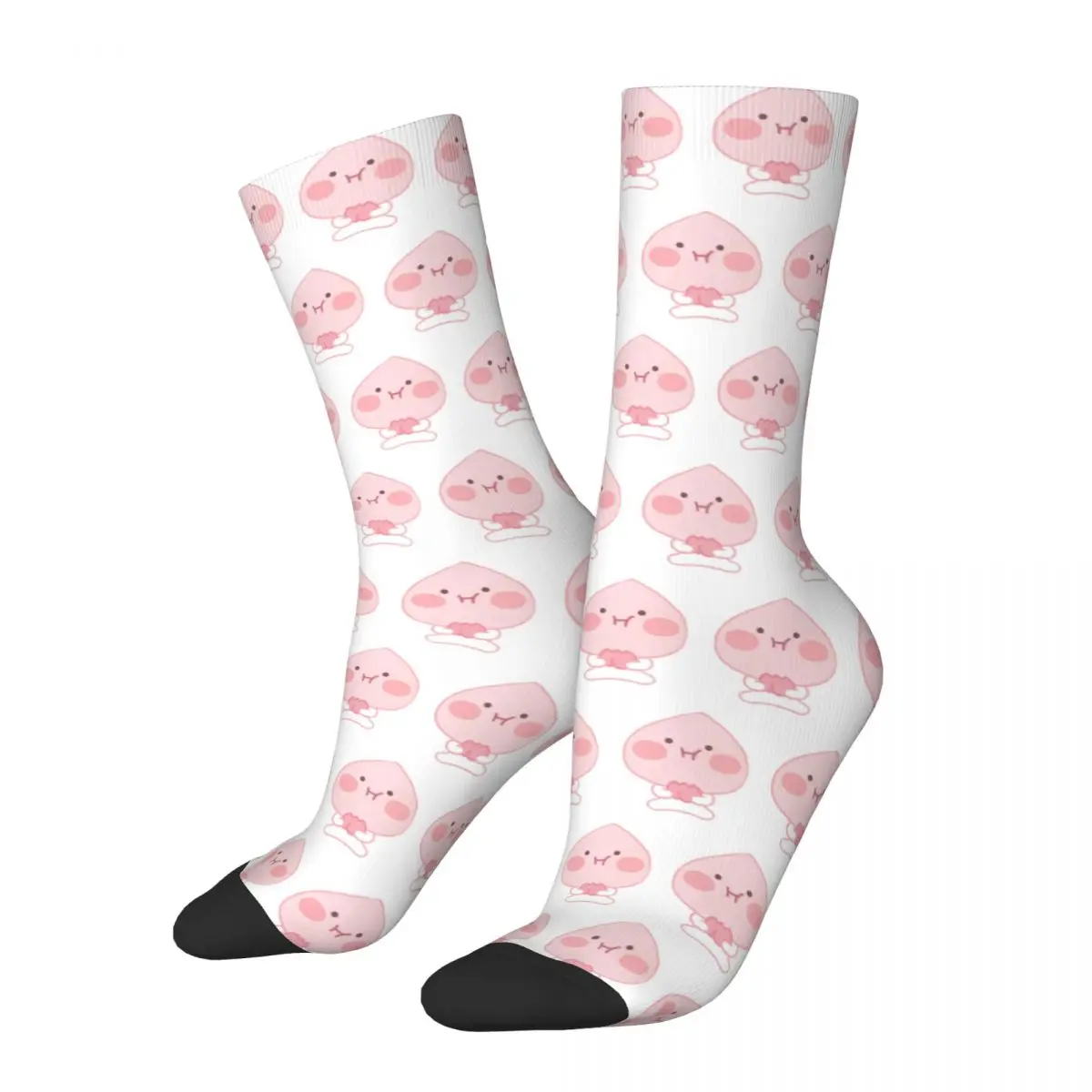

Crazy Design Apeach Kakao Friends Sports Socks Polyester Long Socks for Women Men Breathable