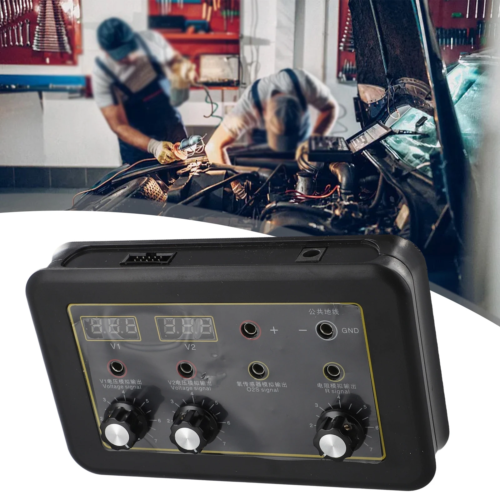 MNB-3 Vehicle Sensor Simulator Tester Car Signal Generator Simulator Voltmeter Car Oxygen Tester Oil Pressure Sensor Simulato
MNB-3 Vehicle Sensor Simulator Tester Car Signal Generator Simulator Voltmeter Car Oxygen Tester Oil Pressure Sensor Simulato