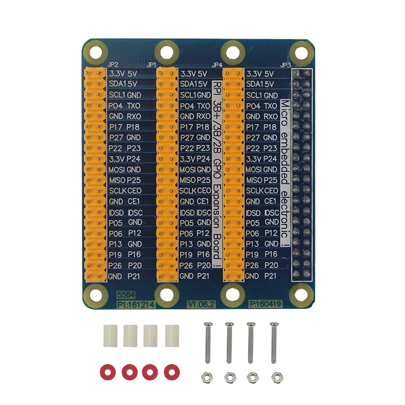 

1PCS For Raspberry Pi 4 Model B 3 x 40 Pin GPIO Adapter Extension Board 1 To 3 GPIO Module for Orange Pi Raspberry Pi 4B/3B+/3B