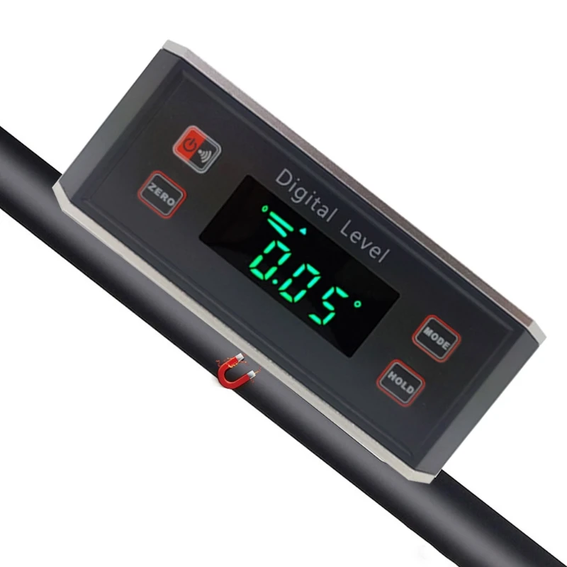 Цифровой уровень, угломер, транспортир, угломер, инклинометр, 0 ~ 360 градусов
Цифровой уровень, угломер, транспортир, угломер, инклинометр, 0 ~ 360 градусов