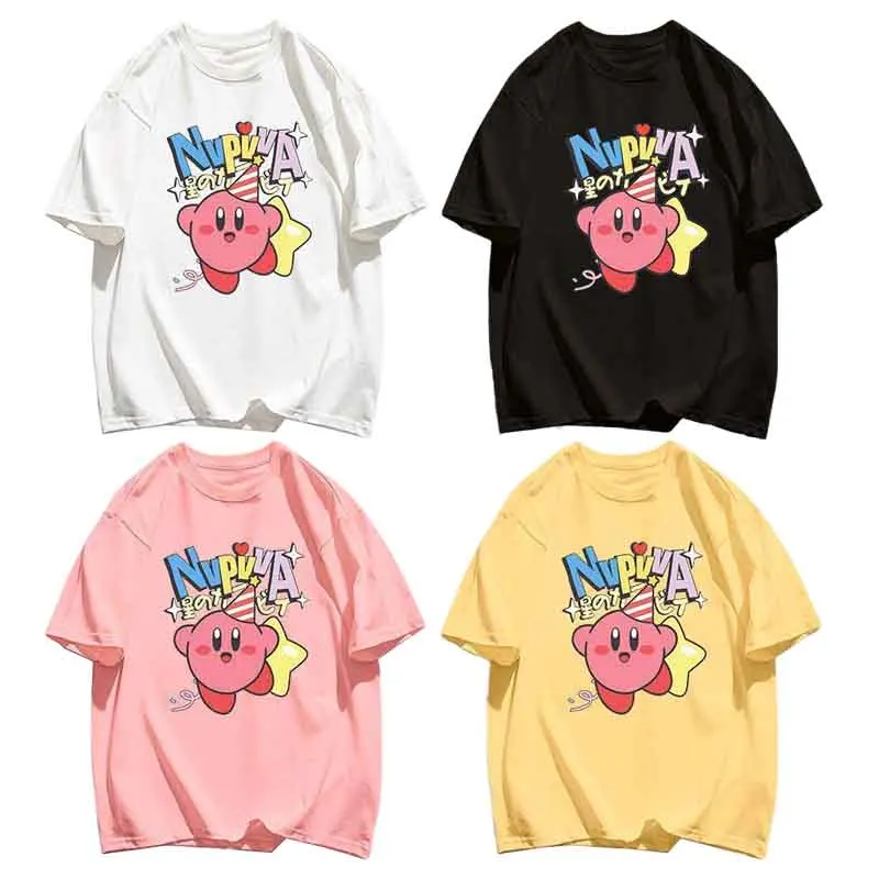 Anime Figure Cartoon Printing Star Kirby Clothing Children Half Sleeve Bottoming Shirt Cute Girls T-shirt Top Short Sleeve
Anime Figure Cartoon Printing Star Kirby Clothing Children Half Sleeve Bottoming Shirt Cute Girls T-shirt Top Short Sleeve