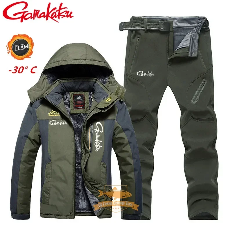 2024 Gamakatsu Fishing Clothes Winter Windproof Waterproof Plus Velvet Keep Warm Suits Men Outdoor Mountaineering Fishing Jacket
2024 Gamakatsu Fishing Clothes Winter Windproof Waterproof Plus Velvet Keep Warm Suits Men Outdoor Mountaineering Fishing Jacket