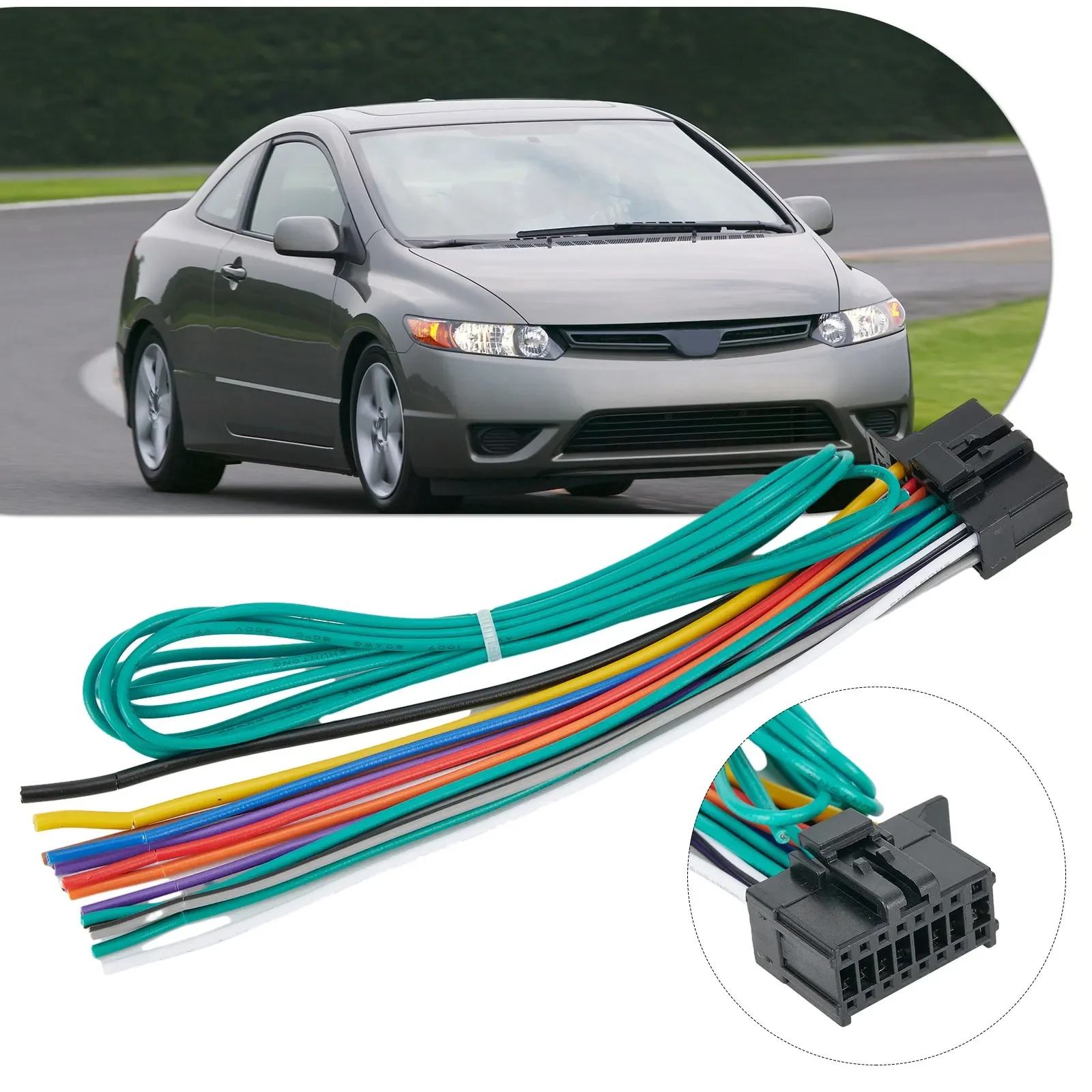 Car Radio Plug Wiring Harness For 16Pin Pioneer DEH Models | Connects Aftermarket Head Unit With Factory Wires Electronics Parts
Car Radio Plug Wiring Harness For 16Pin Pioneer DEH Models | Connects Aftermarket Head Unit With Factory Wires Electronics Parts