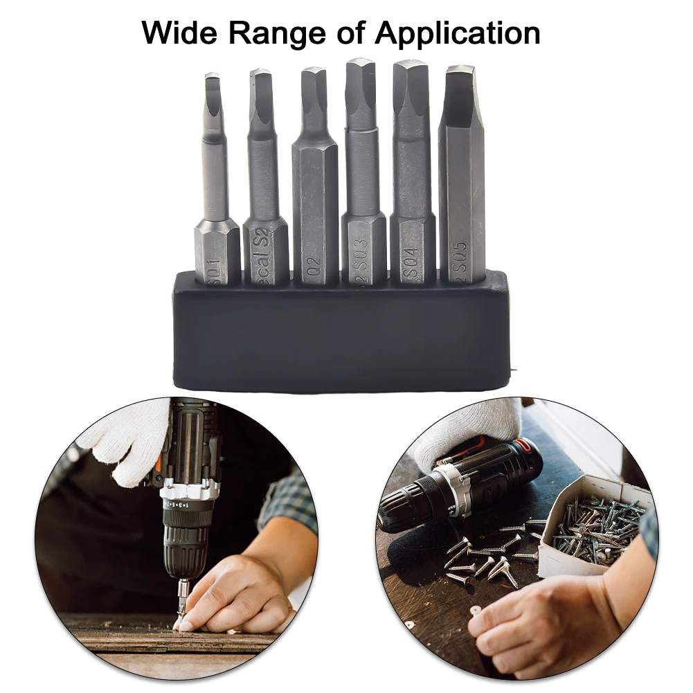 Screwdriver Bit Set Screwdriver Bits Grey Hex Shank Magnetic Screwdriver SQ1-SQ5 Screwdriver Bit Set Square Head
Screwdriver Bit Set Screwdriver Bits Grey Hex Shank Magnetic Screwdriver SQ1-SQ5 Screwdriver Bit Set Square Head
