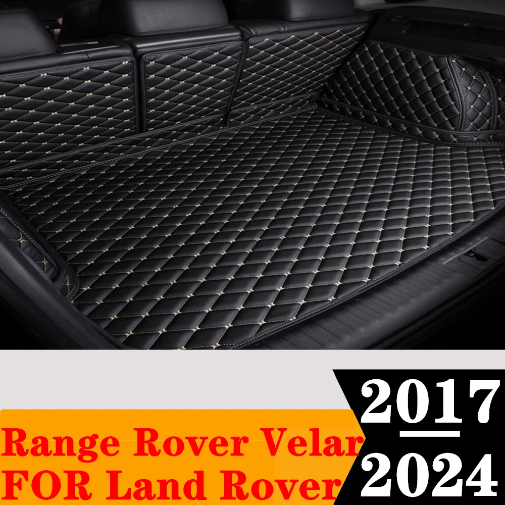 

Custom Full Set Car Trunk Mat For Land Rover Range Rover Velar 2024 2023 2022 2021-2017 Rear Cargo Liner Tail Boot luggage Pad