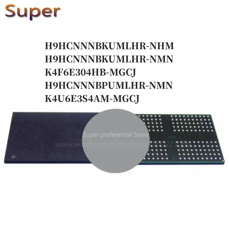 

5PCS H9HCNNNBKUMLHR-NHM H9HCNNNBKUMLHR-NMN K4U6E3S4AM-MGCJ H9HCNNNBPUMLHR-NMN K4F6E304HB-MGCJ 200FBGA LPDDR4 3733Mbps 2GB