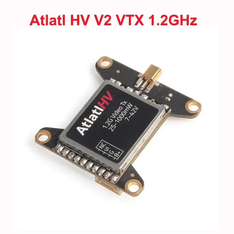 

HolyBro Atlatl HV V2 VTX 1.2GHz 1W FPV Transmitter VTX 2-8S 30.5X30.5mm for RC FPV Drone Long Range Quadcopter