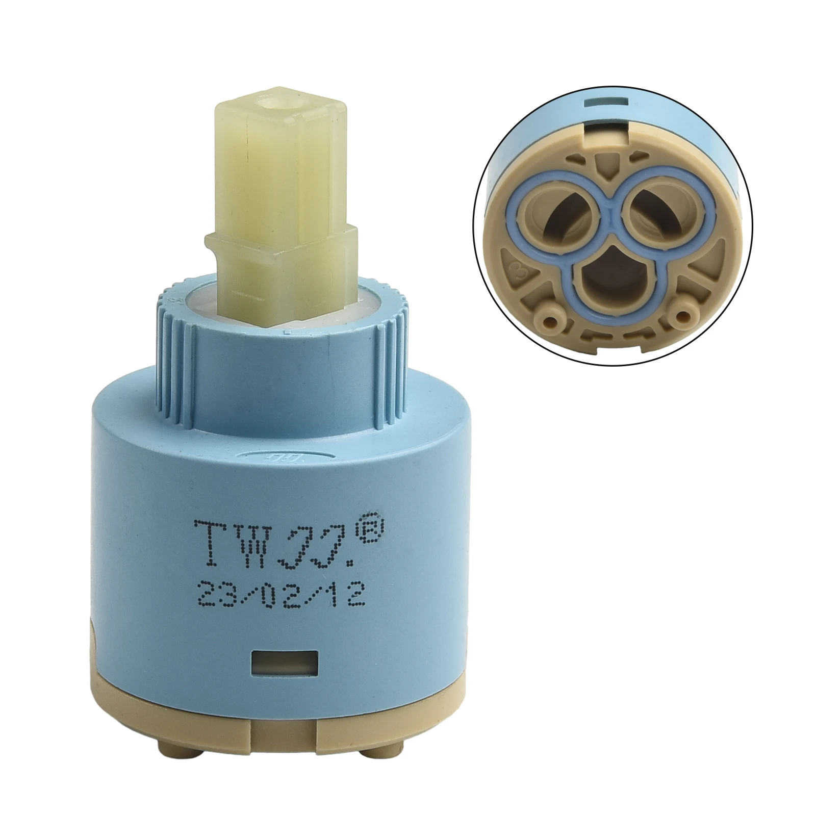Replacement Ceramic Cartridge Valve Tap Cartridge 1pc Accesssory Blue Faucet Basin Repair Bathroom Kitchen Practical
Replacement Ceramic Cartridge Valve Tap Cartridge 1pc Accesssory Blue Faucet Basin Repair Bathroom Kitchen Practical