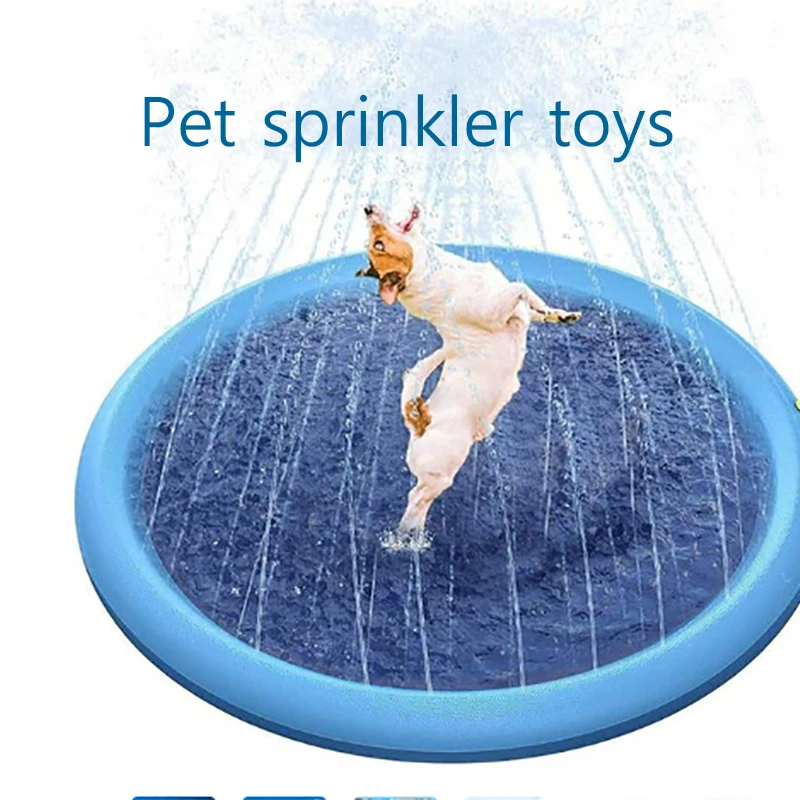 Outdoor Interactive Fountain Toy for Dogs Play Cooling Mat 100/170cm Summer Pets Swimming Pool Inflatable Water Sprinkler Pad
Outdoor Interactive Fountain Toy for Dogs Play Cooling Mat 100/170cm Summer Pets Swimming Pool Inflatable Water Sprinkler Pad