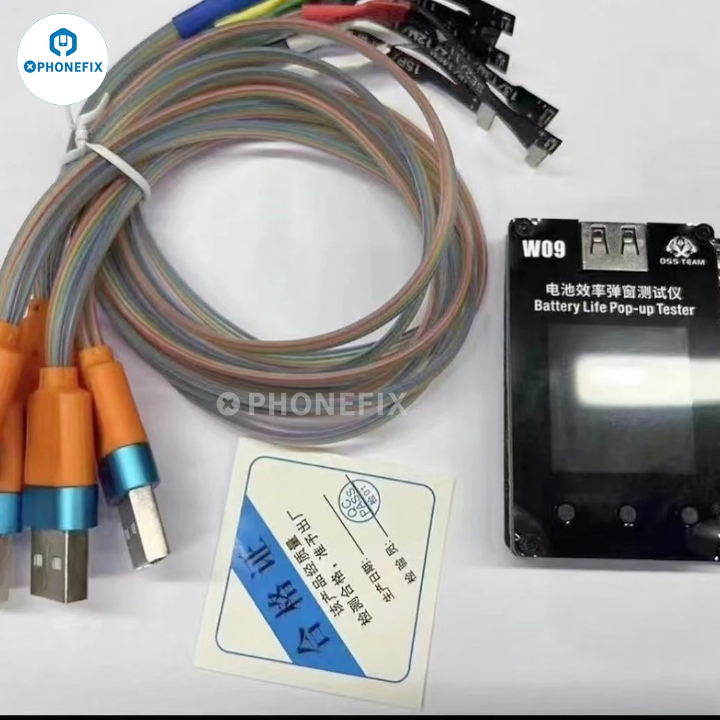 OSS W09 Pro V3 Battery Life Pop-up Tester Battery Activation Fast Charging Detection Board for iPhone 11 12 13 14 15 Series
OSS W09 Pro V3 Battery Life Pop-up Tester Battery Activation Fast Charging Detection Board for iPhone 11 12 13 14 15 Series