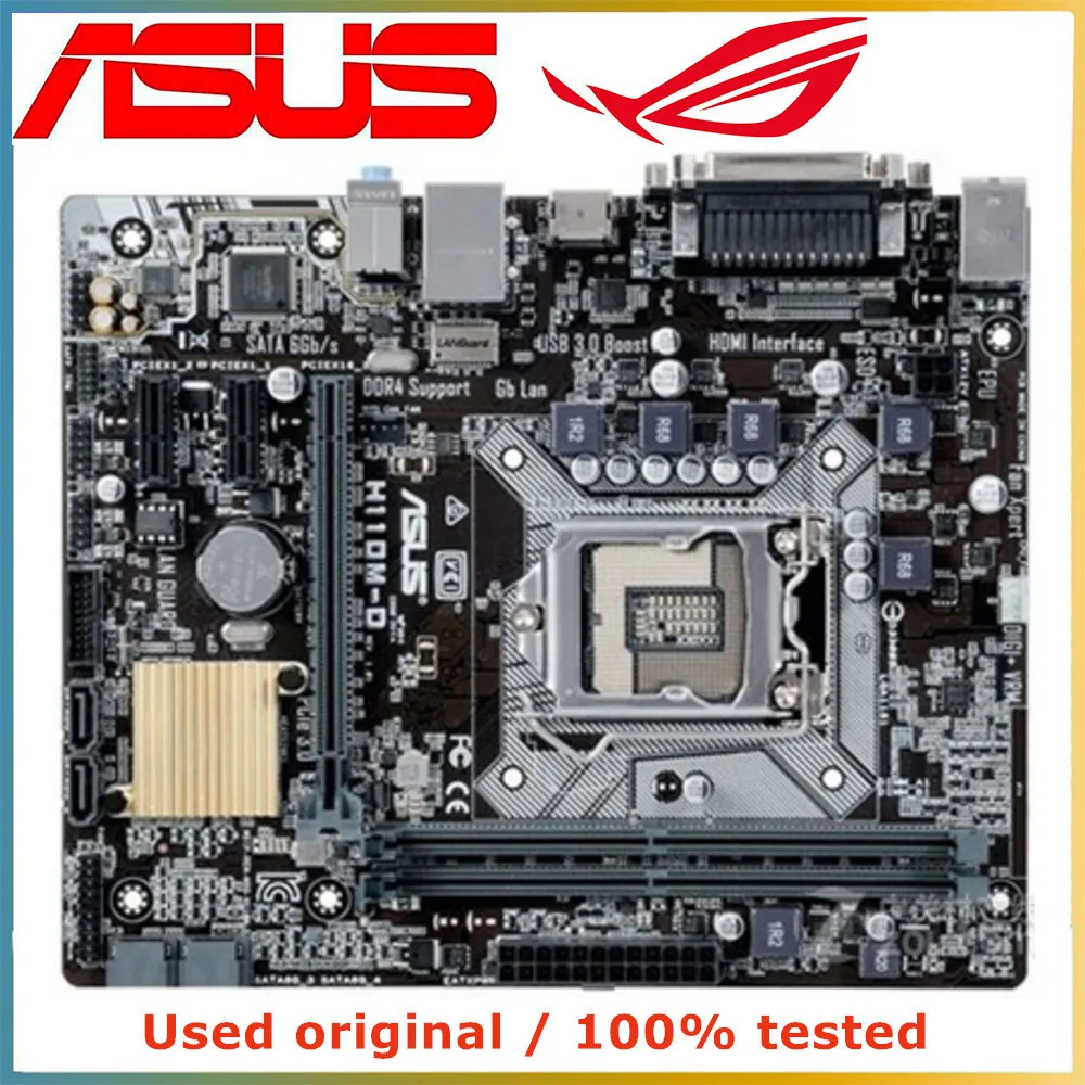 Материнская плата для компьютера ASUS, LGA 1151 DDR4 32 ГБ, для Intel H110, материнская плата для настольного компьютера SATA III PCI-E 3,0 X16
Материнская плата для компьютера ASUS, LGA 1151 DDR4 32 ГБ, для Intel H110, материнская плата для настольного компьютера SATA III PCI-E 3,0 X16