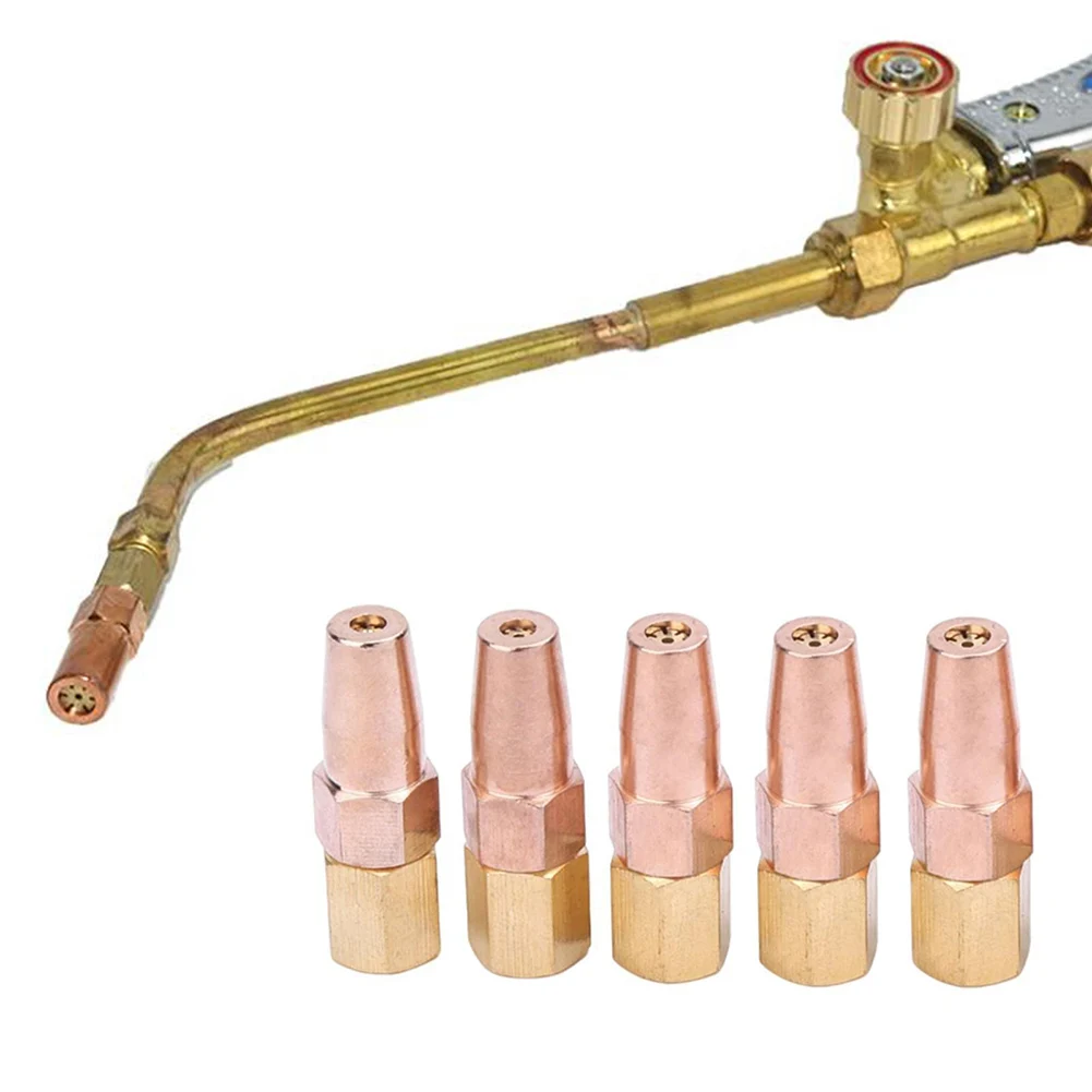 5pcs Gas Welding Nozzle H01-6 Welding Torch Tip For Heat Treatment And Straightening Durable Welding Tools Accessories
5pcs Gas Welding Nozzle H01-6 Welding Torch Tip For Heat Treatment And Straightening Durable Welding Tools Accessories