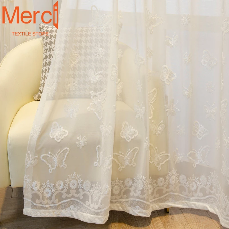 Nordic Solid Color Thick Embossed Butterfly Tulle Curtain Light Transmission Custom Curtains for Living Dining Room Bedroom
Nordic Solid Color Thick Embossed Butterfly Tulle Curtain Light Transmission Custom Curtains for Living Dining Room Bedroom