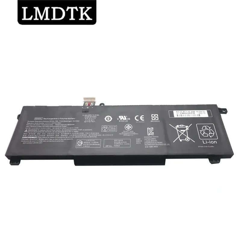 LMDTK New SD06XL Laptop Battery For HP Omen 15 2020 EK0026NR EK000 EK0013TX EK0023TX EK0059 L84356-2C1 L84392-005 11.55V 70.91WH
LMDTK New SD06XL Laptop Battery For HP Omen 15 2020 EK0026NR EK000 EK0013TX EK0023TX EK0059 L84356-2C1 L84392-005 11.55V 70.91WH