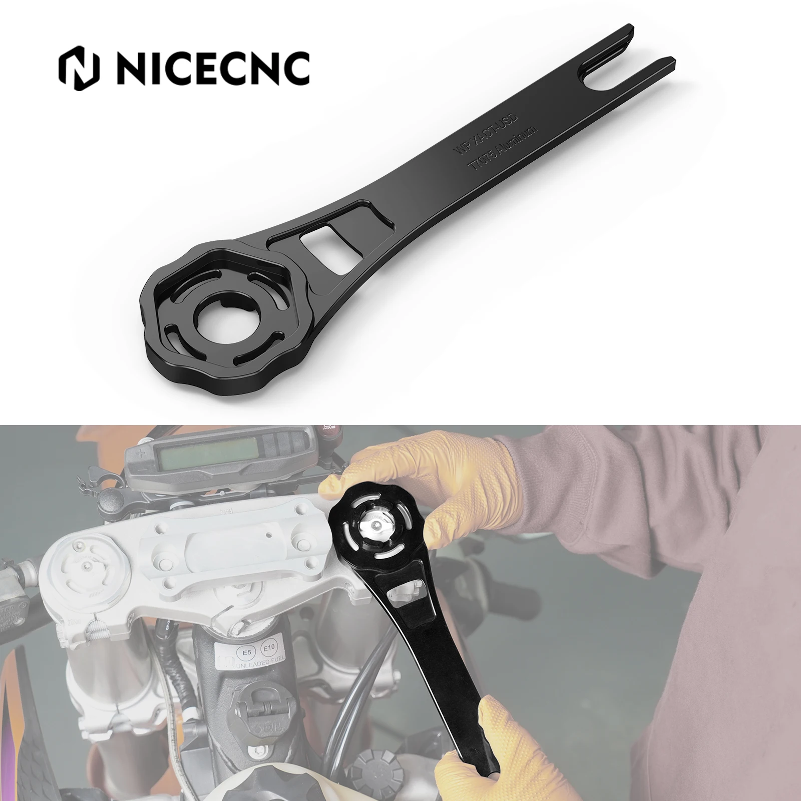 

NiceCNC Multi-Purpose Suspension Tool For KTM 150 250 300 350 400 450 500 EXC EXCF XCW XCF-W XW-F 2024 SX SXF XC XCF 2023-2024