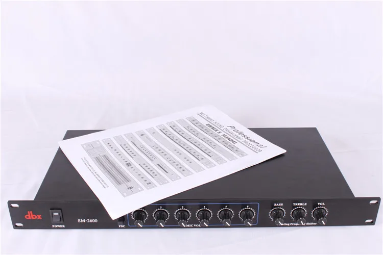 Sm-2600 professional conference system digital frequency shifter with 6-channel input anti howling suppressor Balanced input
Sm-2600 professional conference system digital frequency shifter with 6-channel input anti howling suppressor Balanced input