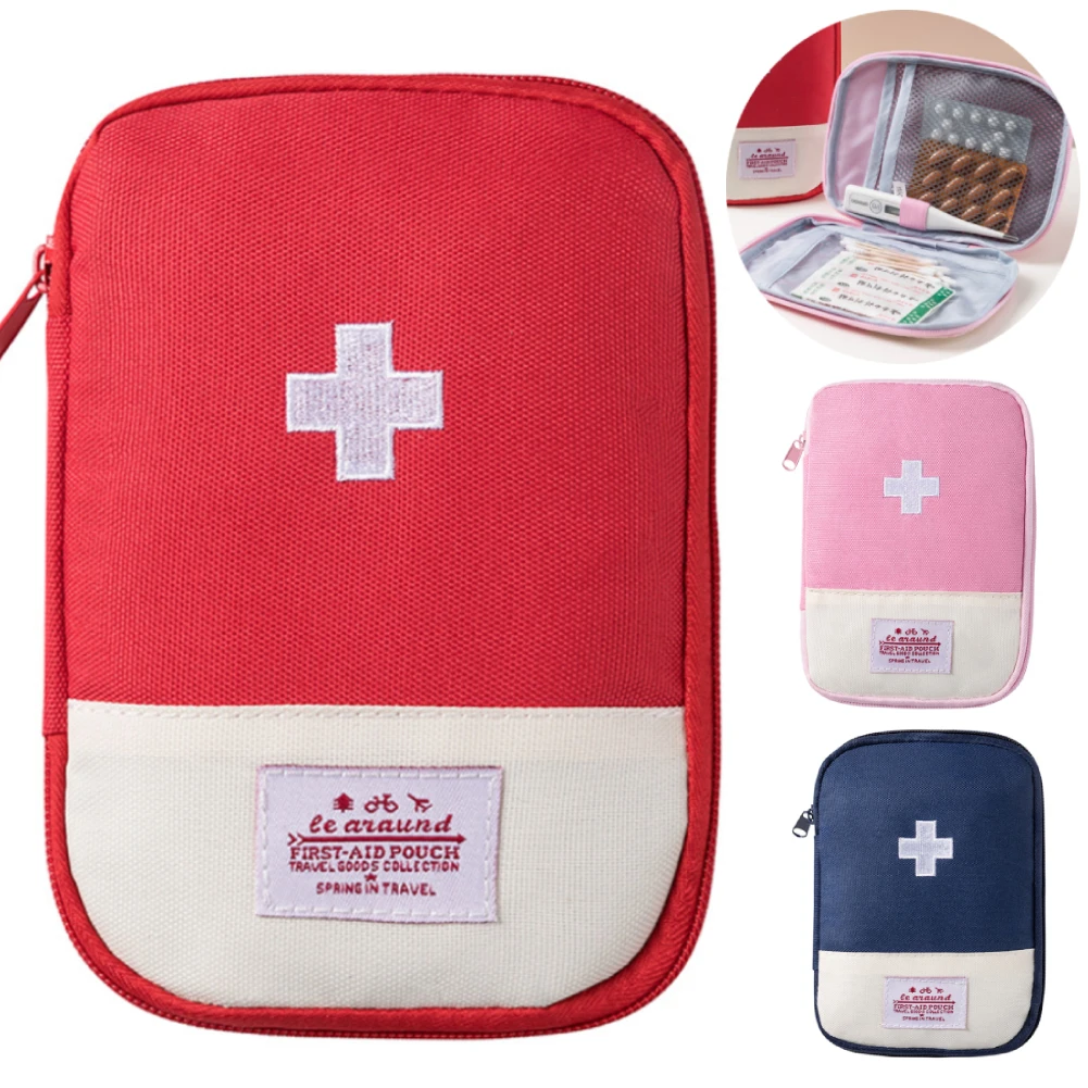 

First Aid Medical Kit Travel Outdoor Camping Useful Portable Mini Medicine Storage Bag Camping Emergency Survival Bag Pill Case