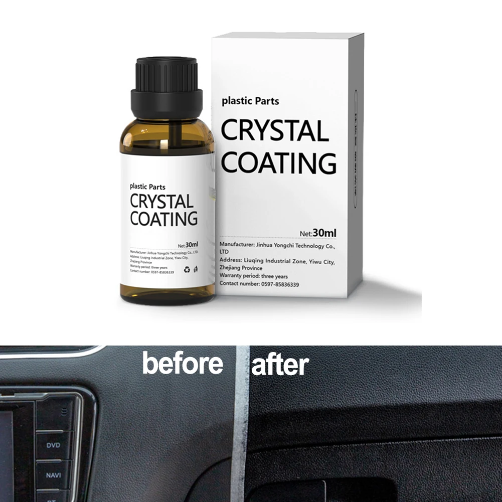 30ml Plastic Parts Crystal Coating Long Duration Plastic Parts Refresher Agent Plastic Refurbishment Ceramic Coating
30ml Plastic Parts Crystal Coating Long Duration Plastic Parts Refresher Agent Plastic Refurbishment Ceramic Coating