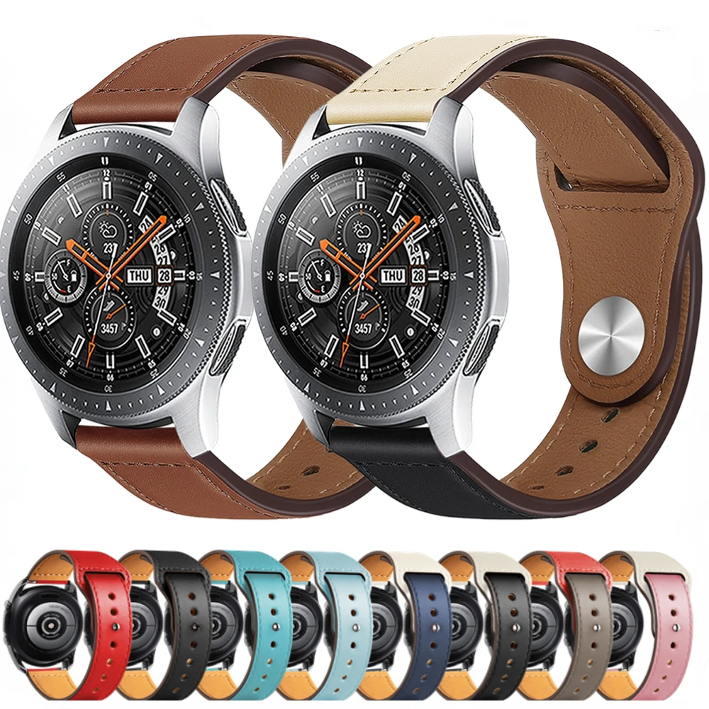 22mm 20mm Leather Strap for Samsung Galaxy Watch 3/4/5/Gear S3 Replacement Wristband Correa for Huawei Watch GT/2/3/Pro Bracelet
22mm 20mm Leather Strap for Samsung Galaxy Watch 3/4/5/Gear S3 Replacement Wristband Correa for Huawei Watch GT/2/3/Pro Bracelet