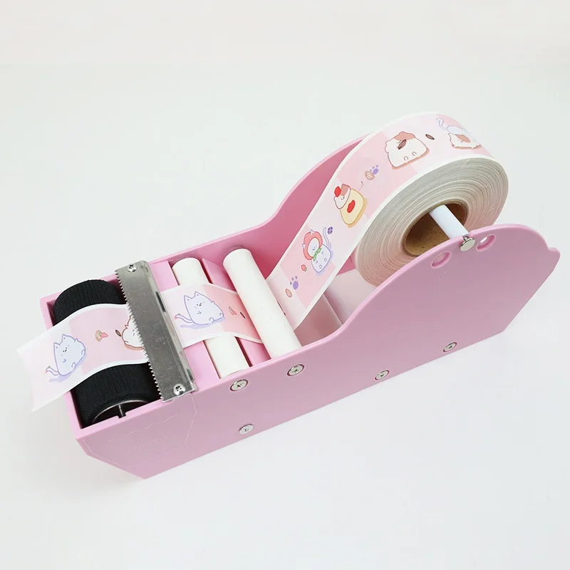 

Water Activated Tape Dispenser Gum Tape Set Wet/Cut Kraft Gummed Tape Cutter for Box Sealing Watercolor Paper Stretching