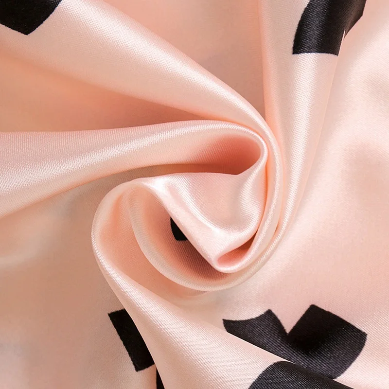 Children Pajamas Set Spring And Autumn Imitation Silk Long Sleeve Girls' Home Dress Two-Piece Printed Long Sleeve Girls Pajamas Children Pajamas Set Spring And Autumn Imitation Silk Long Sleeve Girls' Home Dress Two-Piece Printed Long Sleeve Girls Pajamas