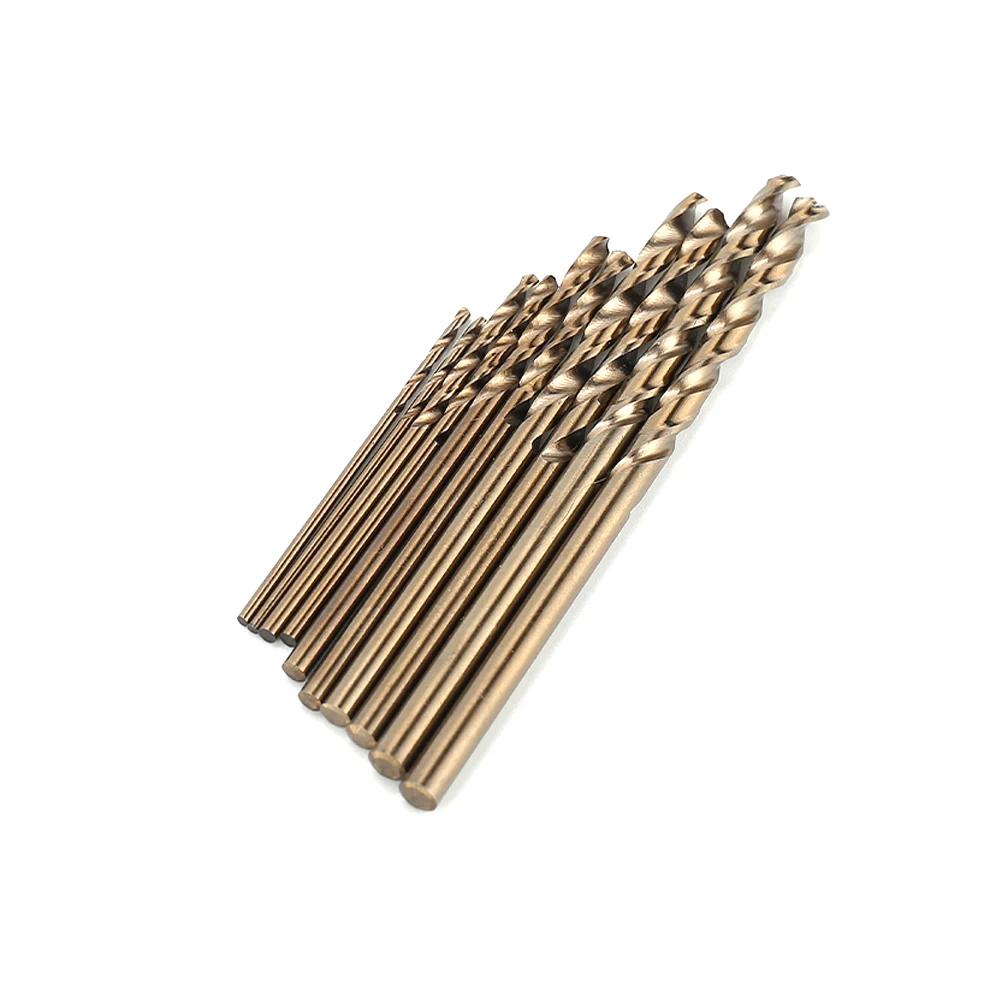 Best High Quality Hot Sale Drill Bit Drilling For Stainless Steel HSS HSS-Co M35 10pcs 1mm 1.5mm 2mm 2.5mm 3mm
Best High Quality Hot Sale Drill Bit Drilling For Stainless Steel HSS HSS-Co M35 10pcs 1mm 1.5mm 2mm 2.5mm 3mm