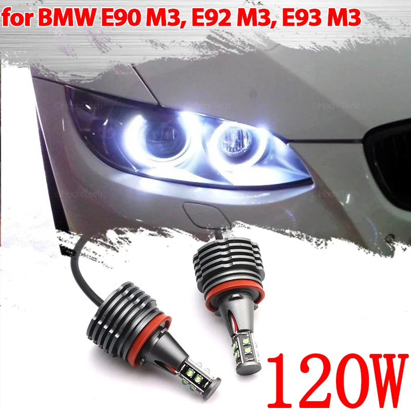 120W 6000K White H8 LED Angel Eye Halo Ring Light Auto Lighting 6000K For BMW 3 Series E90 M3, E92 M3, E93 M3 2008-2013
120W 6000K White H8 LED Angel Eye Halo Ring Light Auto Lighting 6000K For BMW 3 Series E90 M3, E92 M3, E93 M3 2008-2013