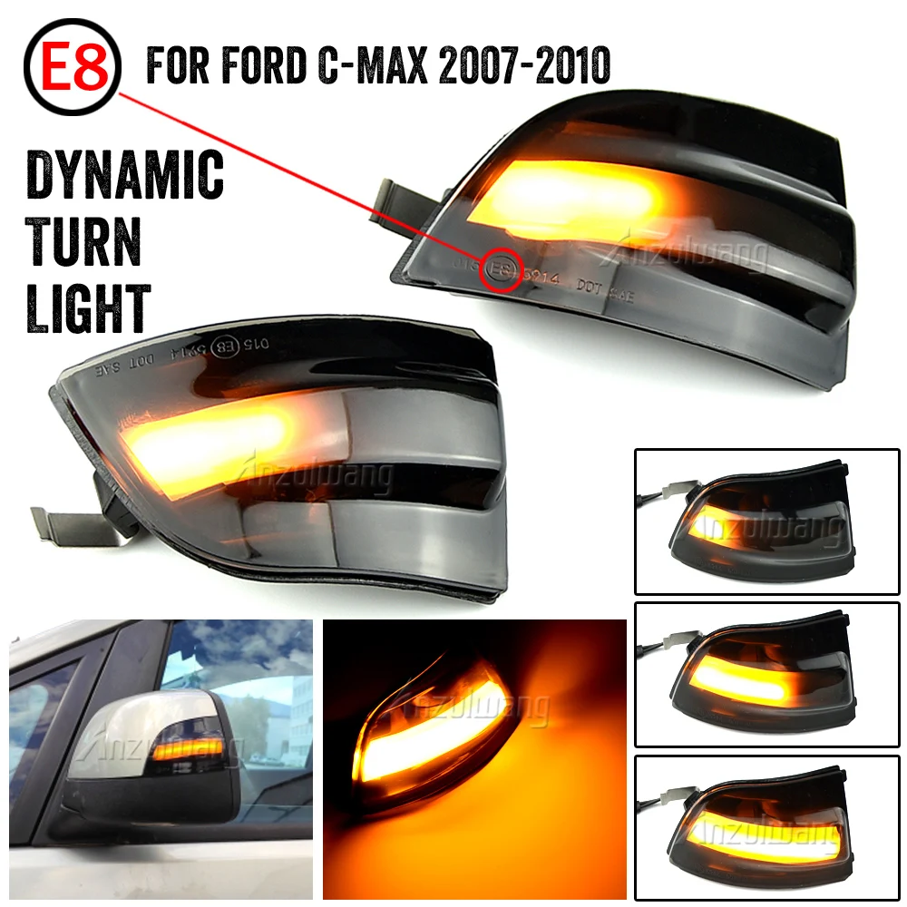 Dynamic Turn Signal Light Car Rear View Mirror LED Indicator Blinker For FORD Focus 2 MK2 2004 - 2008 C-MAX
Dynamic Turn Signal Light Car Rear View Mirror LED Indicator Blinker For FORD Focus 2 MK2 2004 - 2008 C-MAX