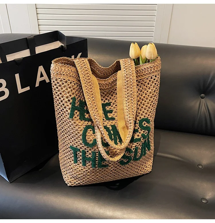 Embroidered Straw Summer Tote Bag 9 S68a2237c586f4caab83691719668922do