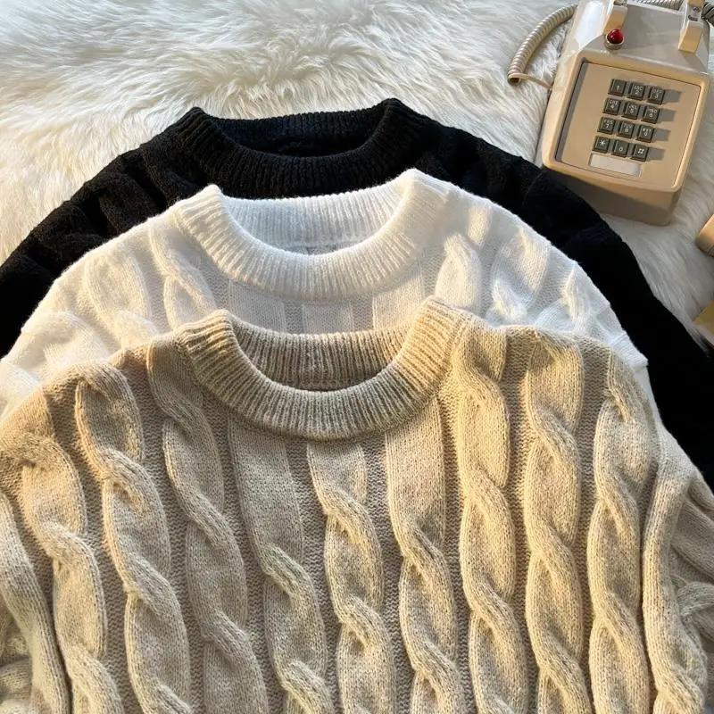 2023 Autumn/Winter Men's Sweater Fashion Knitted Sweater Fleece Korean Casual Men's Pullover Sweater Sweater Knitwear D163
2023 Autumn/Winter Men's Sweater Fashion Knitted Sweater Fleece Korean Casual Men's Pullover Sweater Sweater Knitwear D163