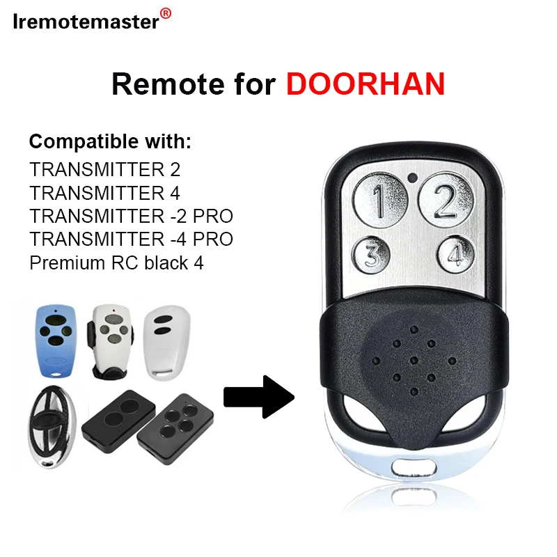 For DOORHAN Gate Rarage Door Remote Control 433mhz DOORHAN Transmitter 2/4 TRANSMITTER-2/4 PRO
For DOORHAN Gate Rarage Door Remote Control 433mhz DOORHAN Transmitter 2/4 TRANSMITTER-2/4 PRO