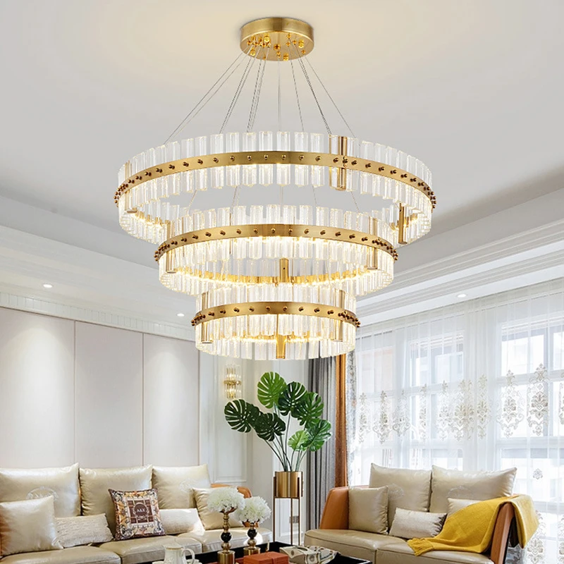 Post-modern ring crystal chandelier lighting living room LED Living room lighting luster glossy luxury chandeliers ceiling fixtu
Post-modern ring crystal chandelier lighting living room LED Living room lighting luster glossy luxury chandeliers ceiling fixtu