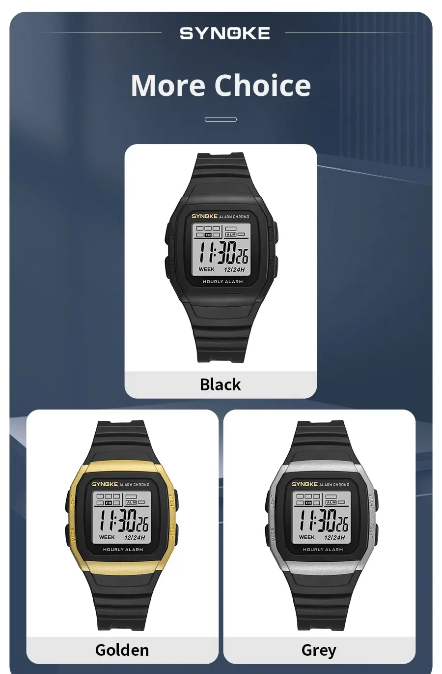 Digital Watch Student Electronic Outdoor Sports Boy Luminous Waterproof Multifunction Watch Retro Square Watch 12 Mallzona S68a6c04270bd465f9e3ab07bf245f9c6v Digital Watch Student Electronic Outdoor Sports Boy Luminous Waterproof Multifunction Watch Retro Square Watch Mallzona