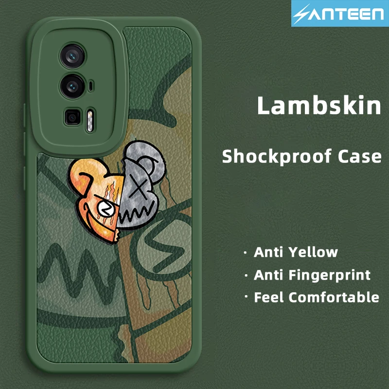 Anteen for Redmi K60 Pro 5g Case Trendy Leather Shell Camera Protective Soft Cover For Redmi K60 Pro 5g
Anteen for Redmi K60 Pro 5g Case Trendy Leather Shell Camera Protective Soft Cover For Redmi K60 Pro 5g