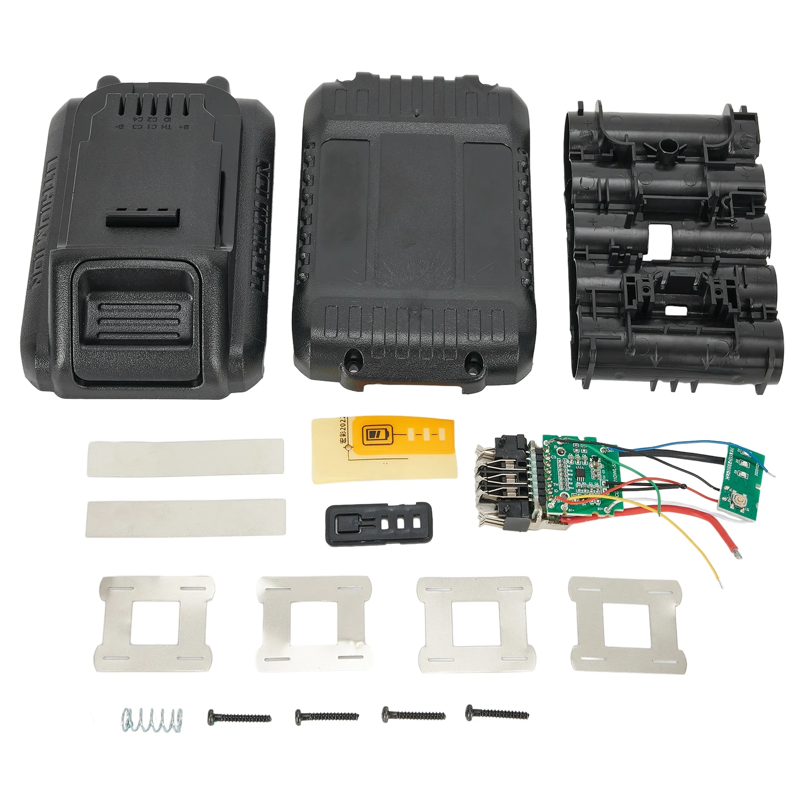 1 Set DCB200 5x21700 Li-ion Battery Plastic Case PCB Charging Board For De-walt 18V 20V 5 Core 21700 Battery Power Tools
1 Set DCB200 5x21700 Li-ion Battery Plastic Case PCB Charging Board For De-walt 18V 20V 5 Core 21700 Battery Power Tools