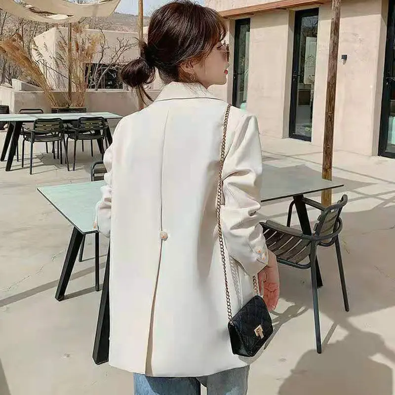 UNXX High-end Women Suit Coat 2023 New Spring and Autumn Creamy-white Suit Temperament Office Lady Loose Solid Jacket Blazer Top
UNXX High-end Women Suit Coat 2023 New Spring and Autumn Creamy-white Suit Temperament Office Lady Loose Solid Jacket Blazer Top