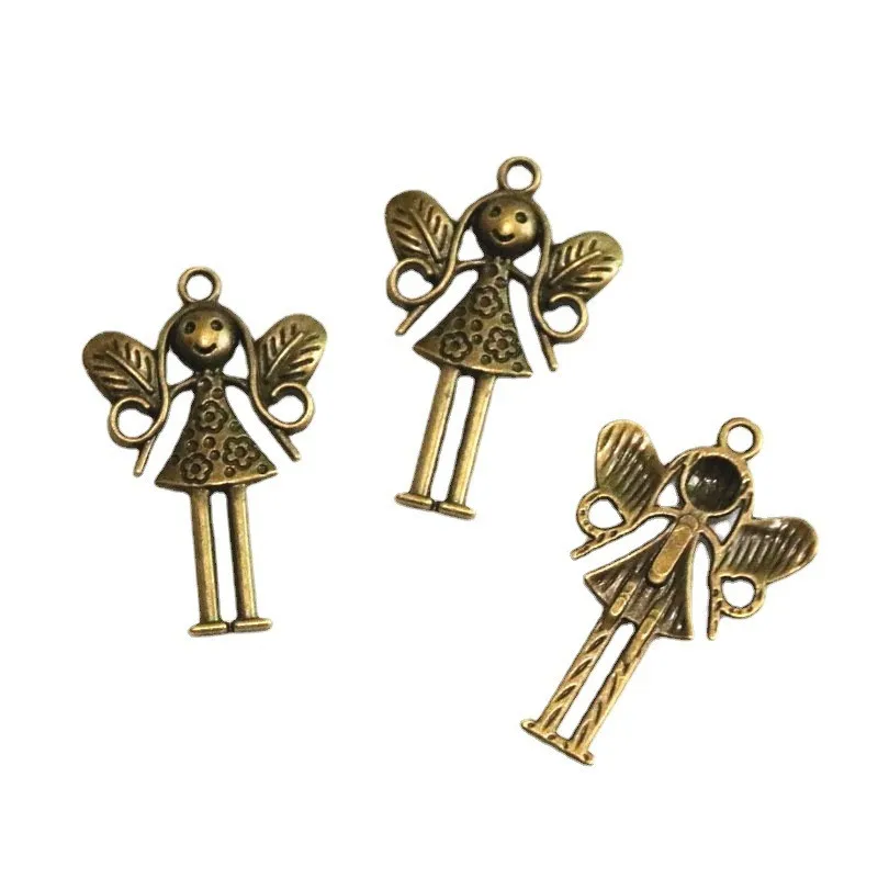 30Pcs 24*37MM Antique Bronze Plated Angel Charms Pendant DIY Handmade Jewelry Accessories
30Pcs 24*37MM Antique Bronze Plated Angel Charms Pendant DIY Handmade Jewelry Accessories