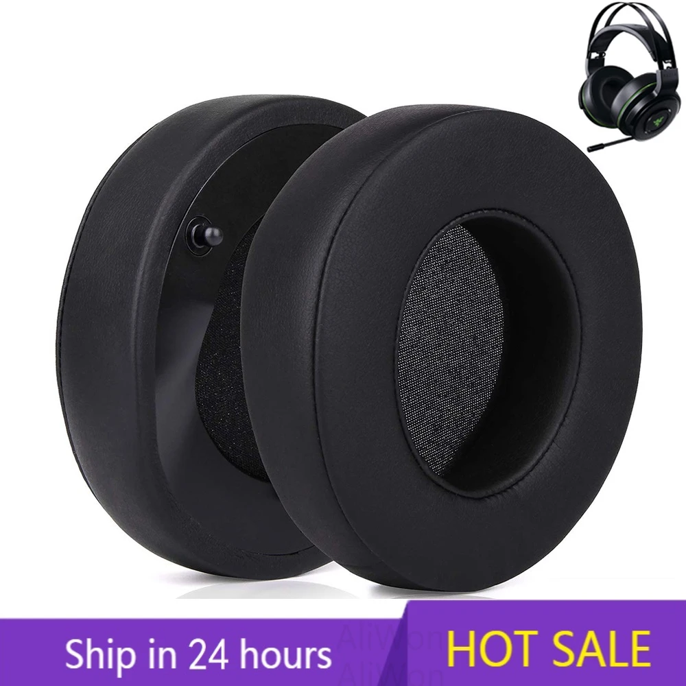 

Replacement Earpads Ear Pads Cushion For Razer Thresher Ultimate Tournament Edition PS4 Xbox One Dolby 7.1 Gaming Headsets Cover