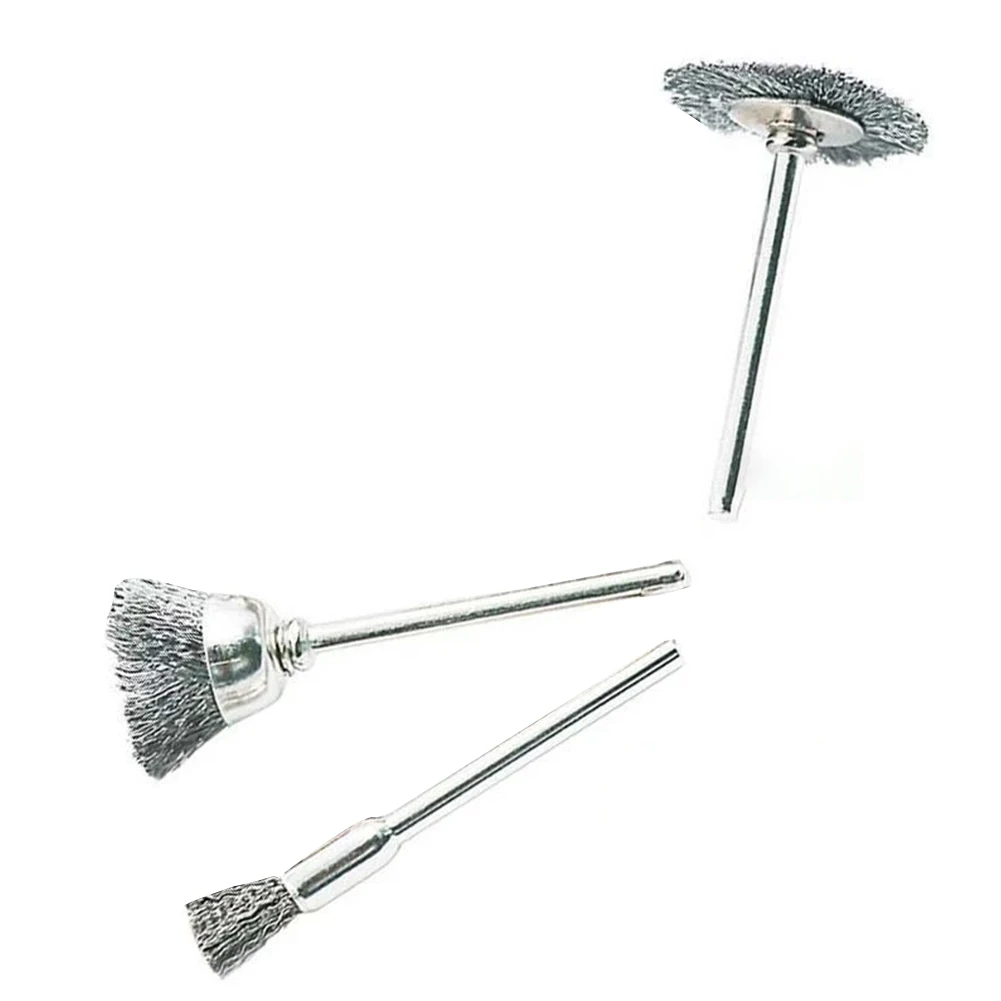 New Wire Brush Power Tool With Rod 3Pcs/Set Polishing Stainless Steel Steel Brush Wire Wheel Polishing Grinding
New Wire Brush Power Tool With Rod 3Pcs/Set Polishing Stainless Steel Steel Brush Wire Wheel Polishing Grinding