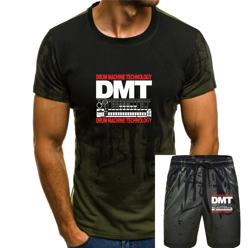 

Футболка Dmt технология барабана Dj Rave музыкальный фестиваль Новинка 2018 мужская футболка Летняя стильная повседневная футболка